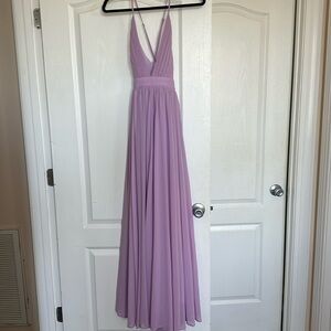 Pink Lily Maxi gown
